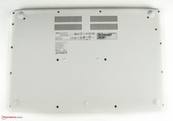 Unterseite des Gerätes