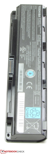 Der Akku wiegt 298 Gramm...