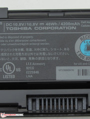 ...und bietet eine Kapazität von 48 Wh.