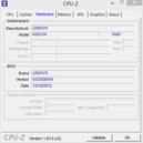 Systeminfo CPUZ Mainboard