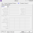 Systeminfo CPUZ RAM SPD