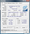 CPU-Z-Informationen über das Lenovo Thinkpad T61 UI02BGE