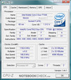 CPU-Z-Informationen über das FSC Esprimo M9400