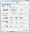 CPU-Z-Informationen über das Zepto Znote 6625WD