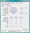 CPU-Z-Informationen über das Sony Vaio VGN-CR31S/W