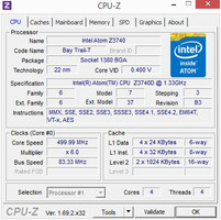 CPU-Z Übersicht