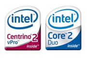Basierend auf der Centrino 2 Technologie mit integriertem Intel GMA 4500 MHD Grafikchip, Intel Core 2 Duo P8600 CPU ...