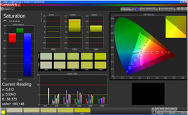 CalMAN Farbsättigung