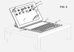Könnte das Touch-Panel über der Tastatur so aussehen wie auf dem Patent für ein smarteres iPad-Cover?