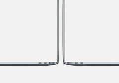 Das 13 Zoll MacBook Pro mit vier USB-C Ports: Die Ports rechts haben reduzierte PCI Express-Bandbreite.
