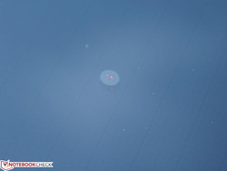 Muss nicht sein: Lufteinschluss am Display