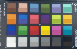 ColorChecker Passport: In der unteren Hälfte jedes Feldes werden die Zielfarben dargestellt.