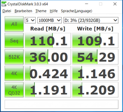 CrystalDiskMark 3.0: HDD