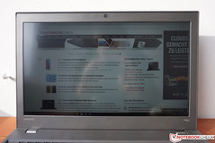 in der Sonne (ohne Reflexion)