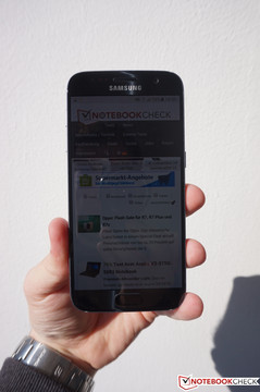 in der Sonne (ohne Reflexion)