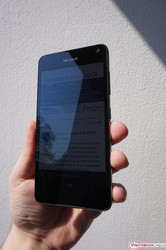 in der Sonne (mit Reflexion)