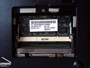 Freier RAM-Steckplatz im Detail.