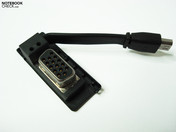 mitgelieferter Mini-VGA Adapter