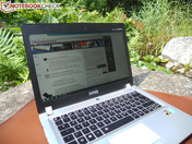 Outdoor-Nutzung im Schatten ...