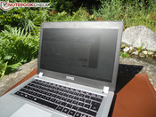 ... und in der direkten Sonneneinstrahlung.