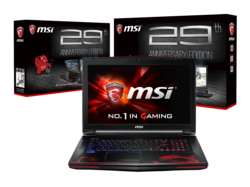 Das MSI GT72S Dominator Pro G gibt es in der 29th Anniversary Edition auch mit der GeForce GTX 980 Desktop-Klasse-GPU