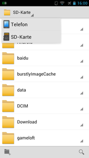 Die Dateimanager-App ist übersichtlich und verfügt über eine gute Suchfunktion.