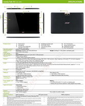 Datenblatt Acer Iconia Tab 10 A3-A40 Specs