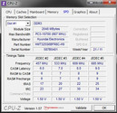Systeminfo CPU-Z RAM SPD