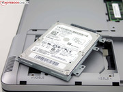 ...wie auch die Festplatte und der Arbeitsspeicher getauscht werden.