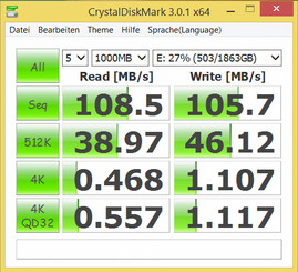 Anschluss am Notebook