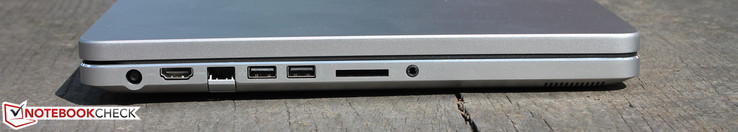 Netzkabel, HDMI, Ethernet RJ45, 2x USB 3.0, Kartenleser 7in1, Mic+Line Kombi