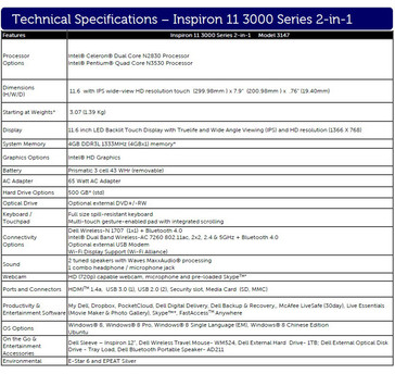 Dell Inspiron 11 3000