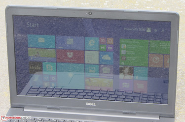 Das Inspiron im Freien.