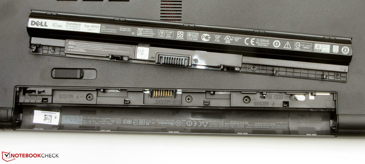 Der 40-Wh-Akku ist nicht fest verbaut.