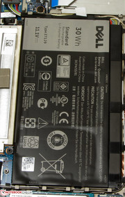 Der im Tablet-Element verbaute Akku...