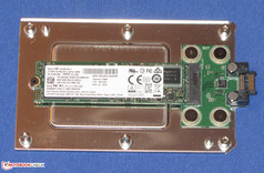 ...und schon kann die SSD getauscht werden.