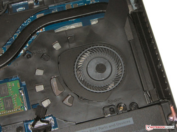 Eine Reinigung des Lüfter ist in eingeschränktem Maße möglich.