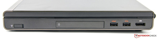 rechte Seite: 2x USB 3.0, DisplayPort