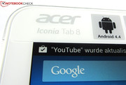Namensschild: Dieses Tablet heißt Acer Iconia Tab 8.