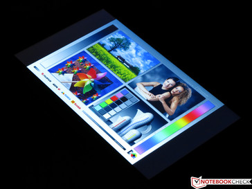 Blickwinkel von links ...