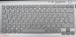 Die Tastatur verfügt über eine Beleuchtung.