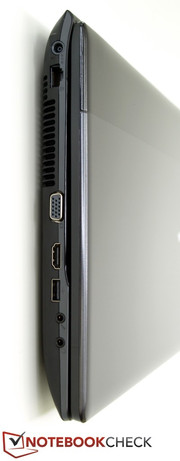 Nicht linkshänderfreundlich