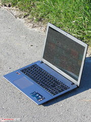 Das F550DP im Freien.