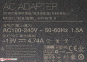 ...und stellt maximal eine Leistung von 90 Watt bereit.