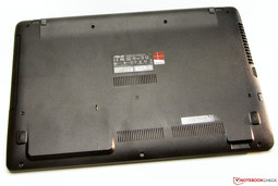 Die Unterseiten des F550DP...