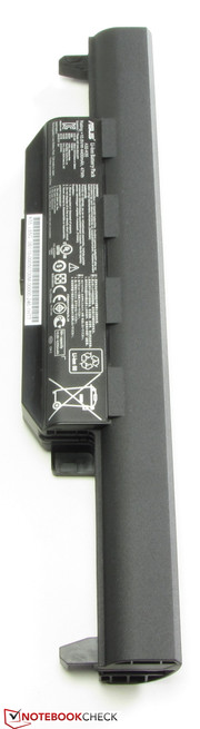 Der Akku wiegt knapp 300 Gramm...