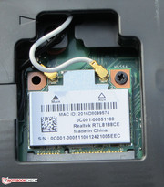 Gut: Es gibt zwei WLAN-Antennen.