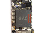 Der Apple A6 auf dem Logic Board (Bild: iFixit)