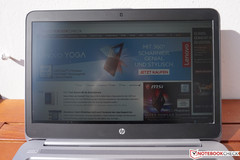 in der Sonne (ohne Reflexion)