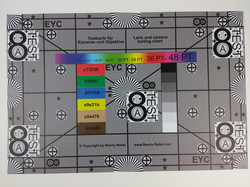 Referenzkarte abfotografiert